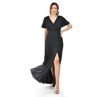 Foto 1 | Vestido Largo con Abertura Roman Fashion Juvenil