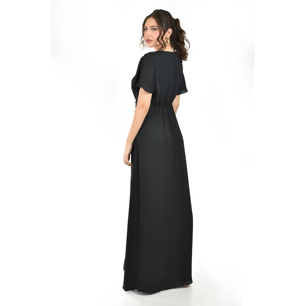 Foto 4 pulgar | Vestido Largo con Abertura Roman Fashion Juvenil