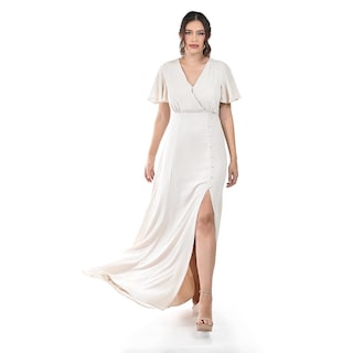 Foto 1 | Vestido Largo con Abertura Roman Fashion Juvenil