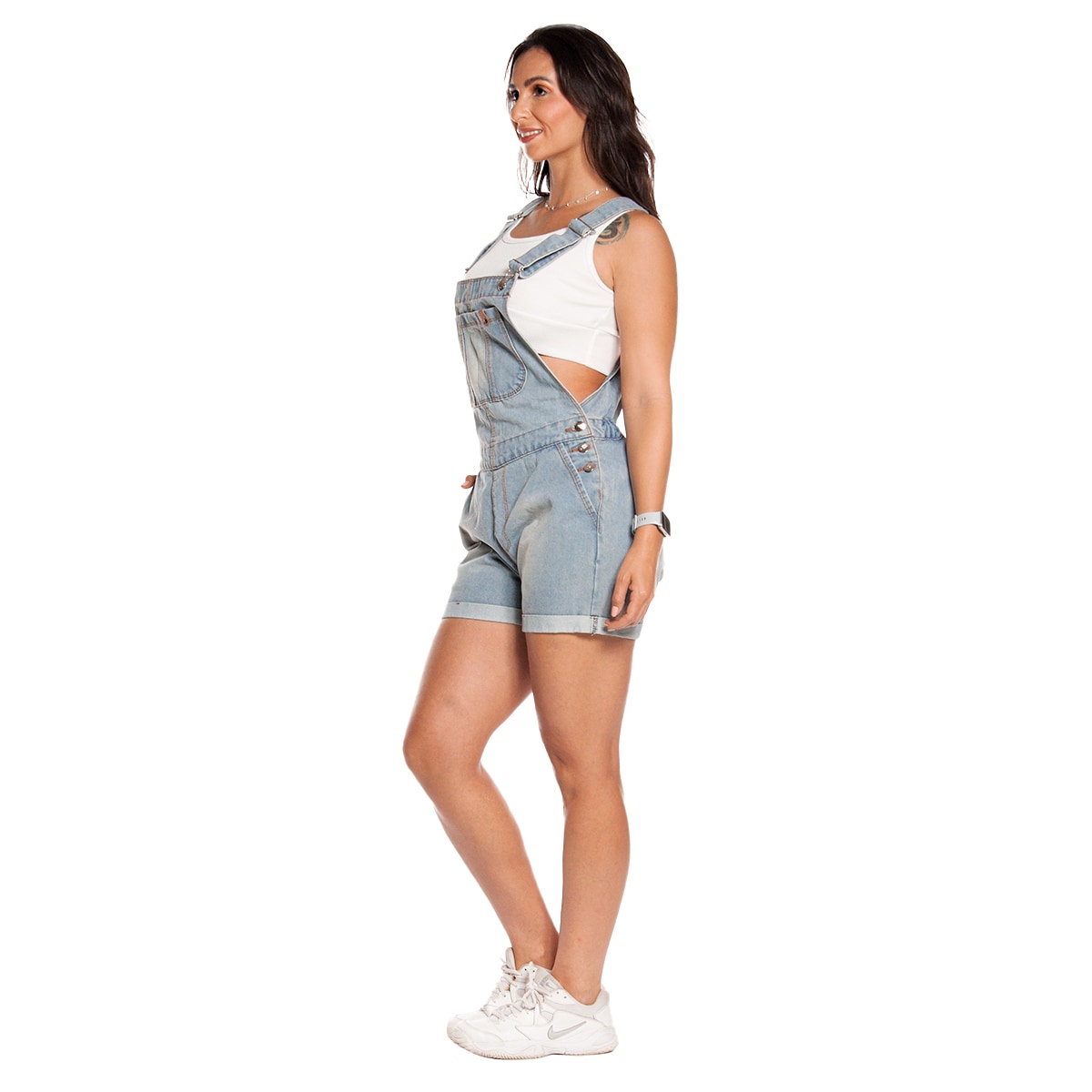 Jumper short best sale mezclilla mujer