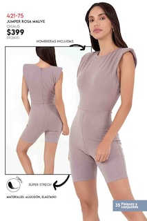 Foto 3 | Jumper Devendi Rosa para Mujer