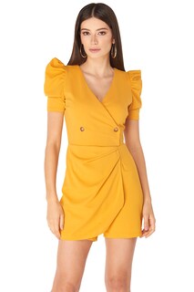 Foto 1 | Jumper Devendi Amarillo para Mujer