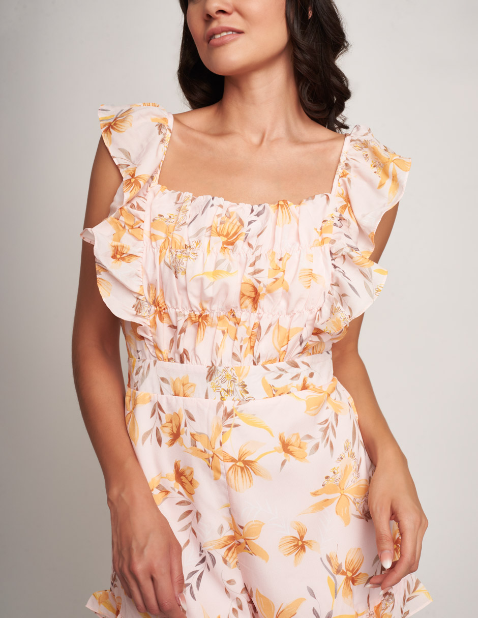Foto 4 pulgar | Jumper Devendi Multicolor Floral Short