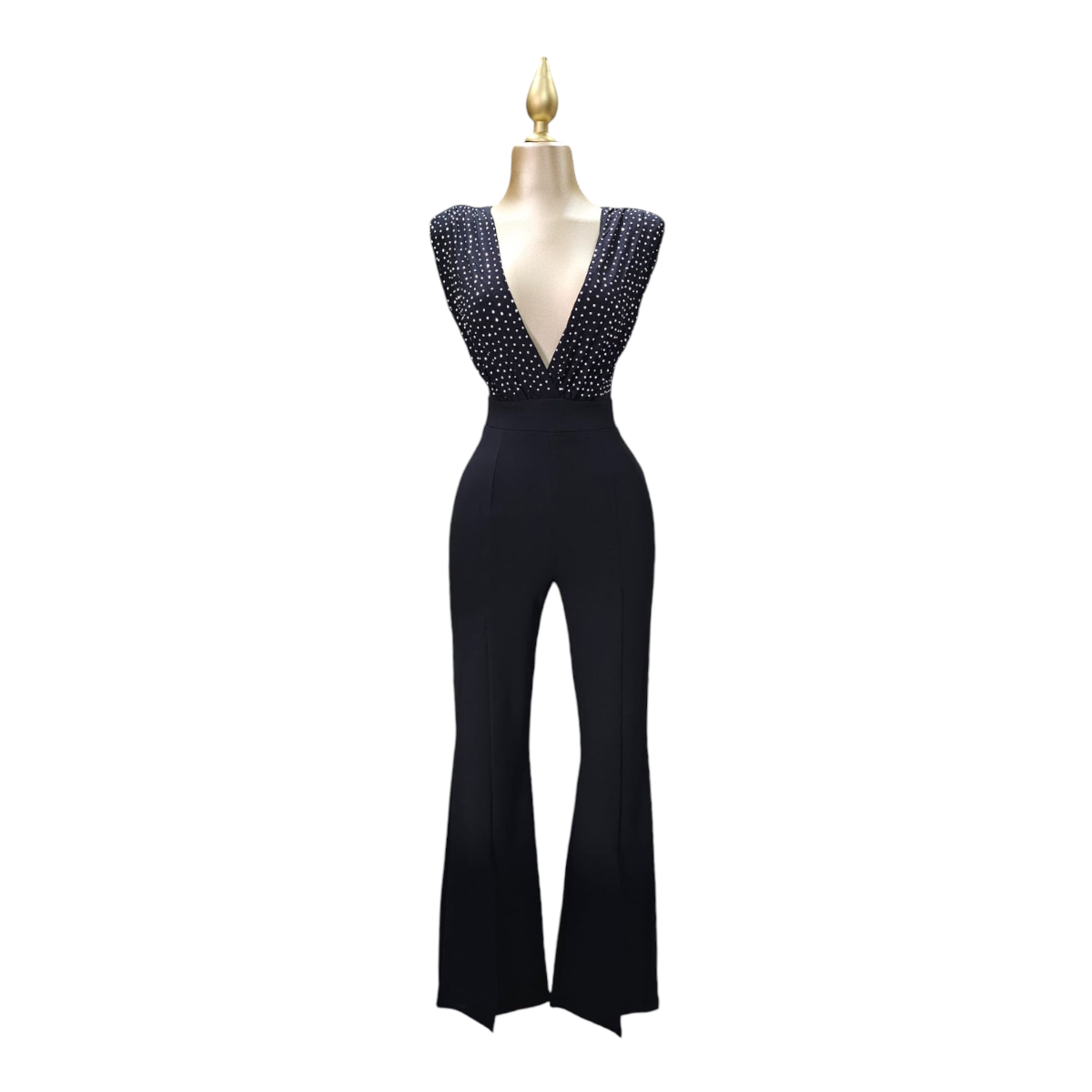 Foto 2 | Jumper Cristales Para Dama Color Negro Symphony