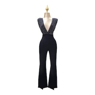 Foto 2 | Jumper Cristales Para Dama Color Negro Symphony
