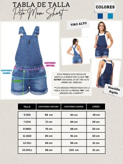 Foto 5 | Peto Short Estilo Mom Jeans De Mezclilla Rigida Para Mujer Con Dobladillo Efecto Rasgado Pineda Jeans Azul Stone