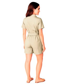 Foto 3 | Jumper Casual Para Mujer Ocean Point Con Botones Y Cinturón