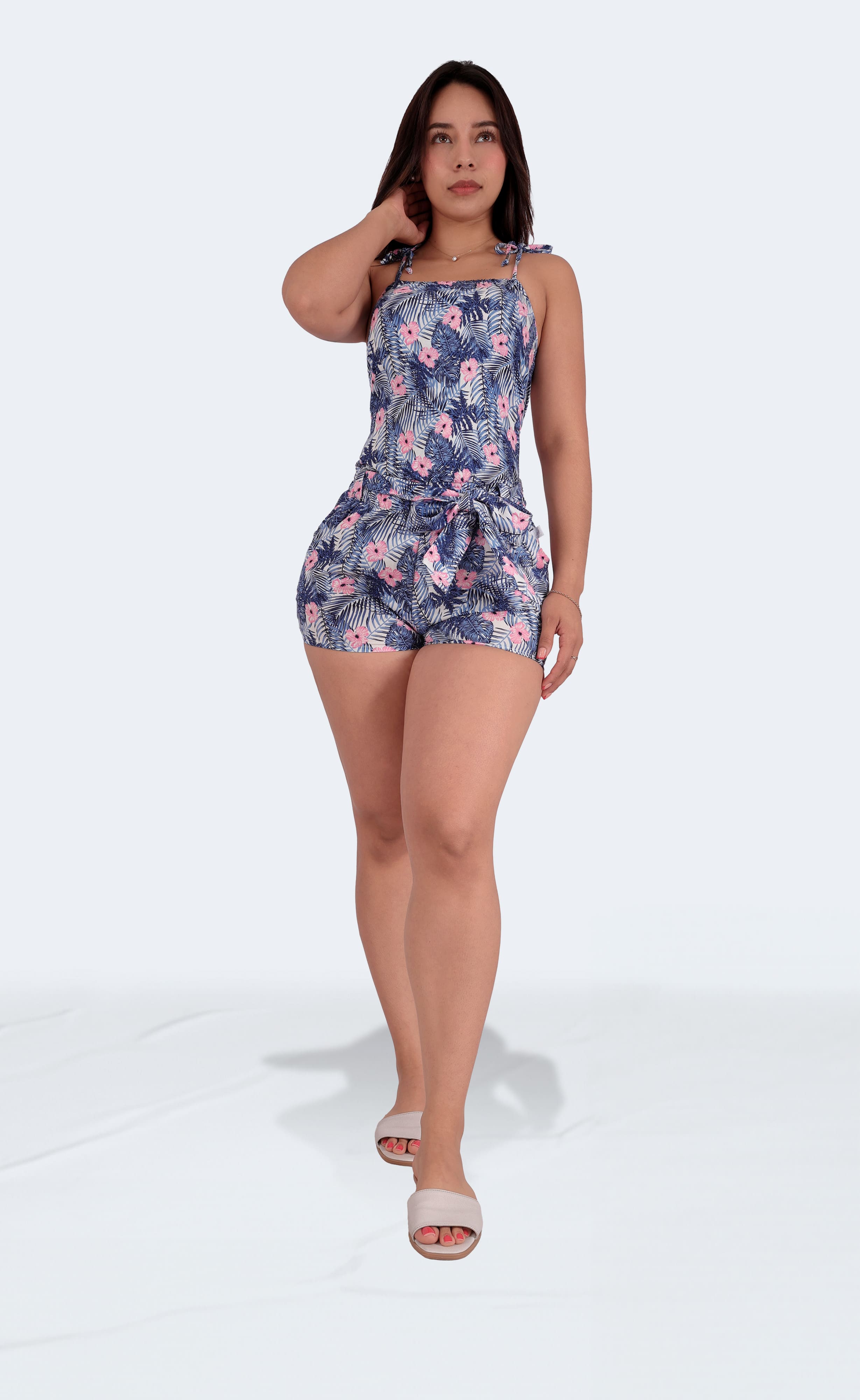 Foto 5 | Jumper Short Casual Mujer Azul Sea Brazil