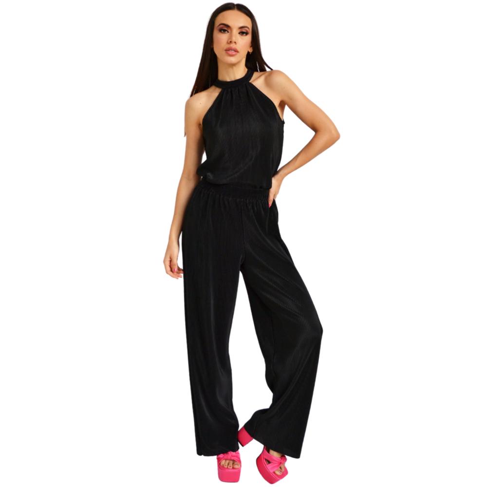 Foto 1 | Set Plisado Roman Fashion color Negro para Mujer