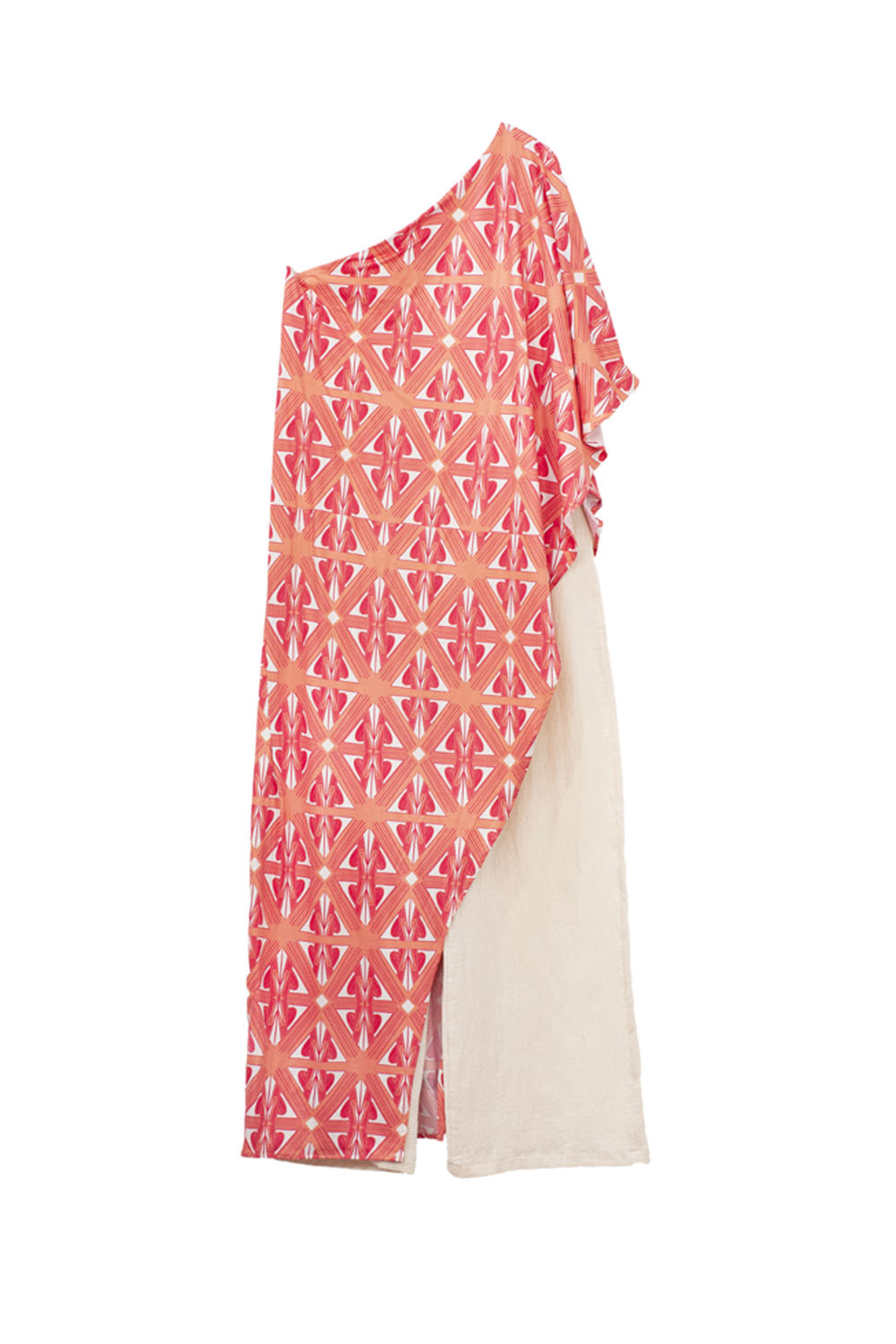Jumpsuit A Ángelozano Al-w14 Capa de Poliéster Color Arena/Melón para Mujer
