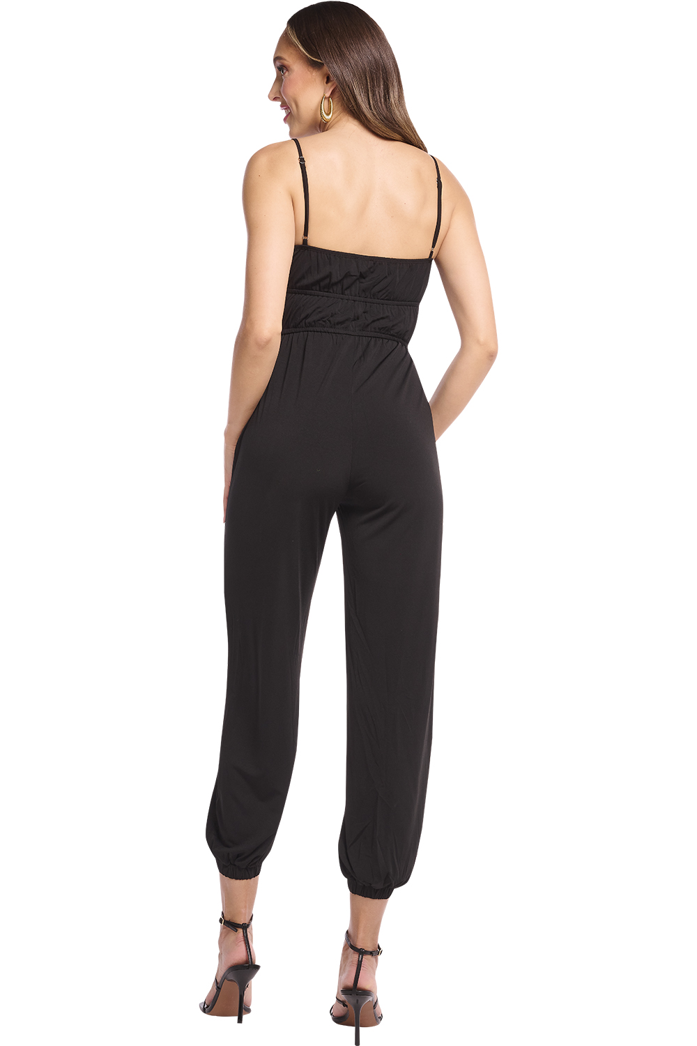 Foto 2 | Palazzo Devendi Color Negro Stretch Elástico En Tobillo