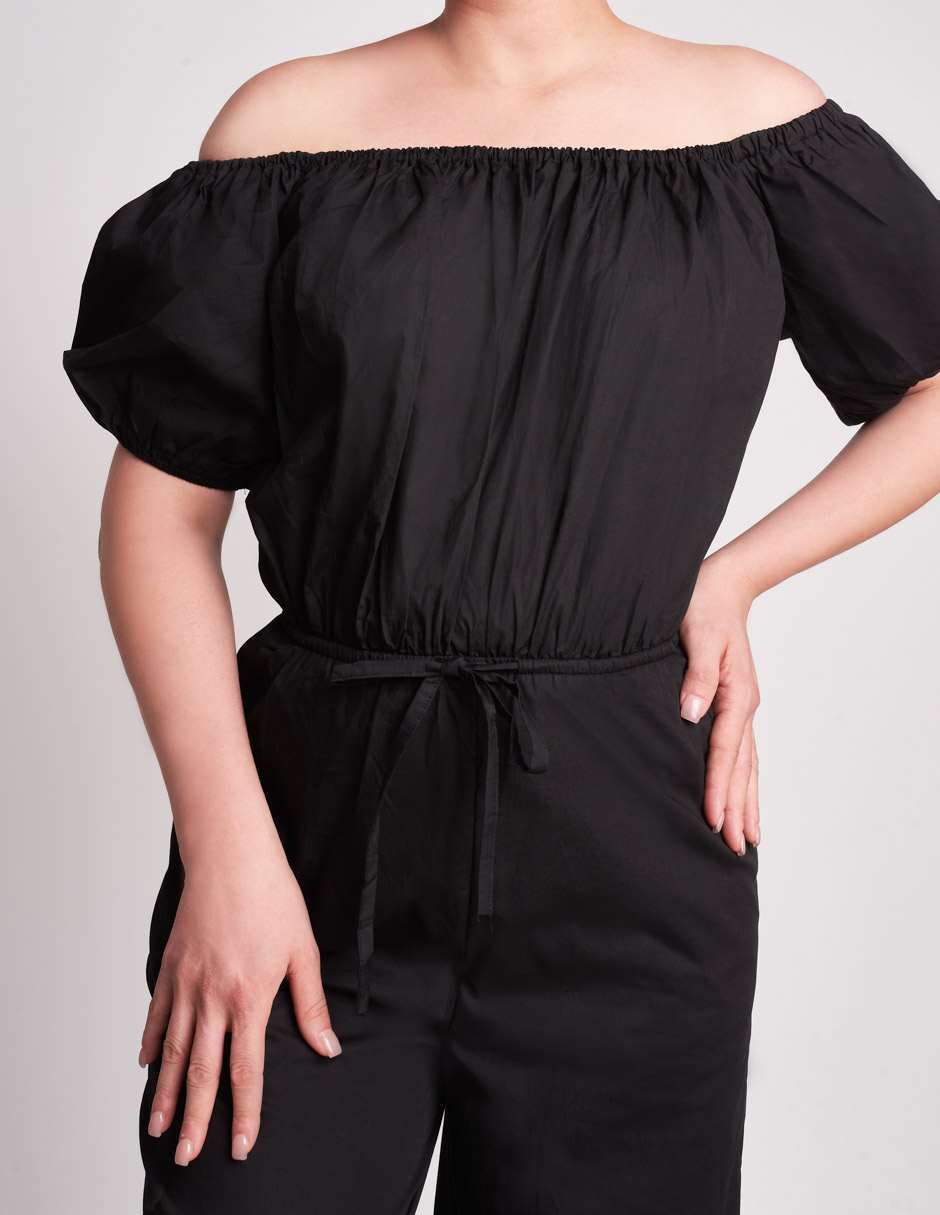 Foto 4 pulgar | Jumpsuit Devendi Negro para Mujer