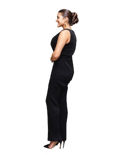 Foto 3 | Jumpsuit Casual de Pantalón Beddel Plisado Negro