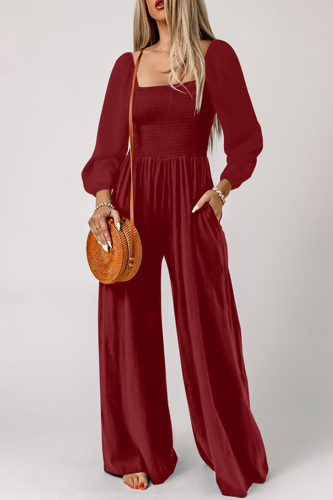 Foto 4 | Mono Happy Sailed, Casual, Elegante, Para Mujer, Color Rojo, Talla L - Venta Internacional.