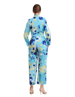 Foto 2 | Jumpsuit Casual Pantalón Recto Floreado