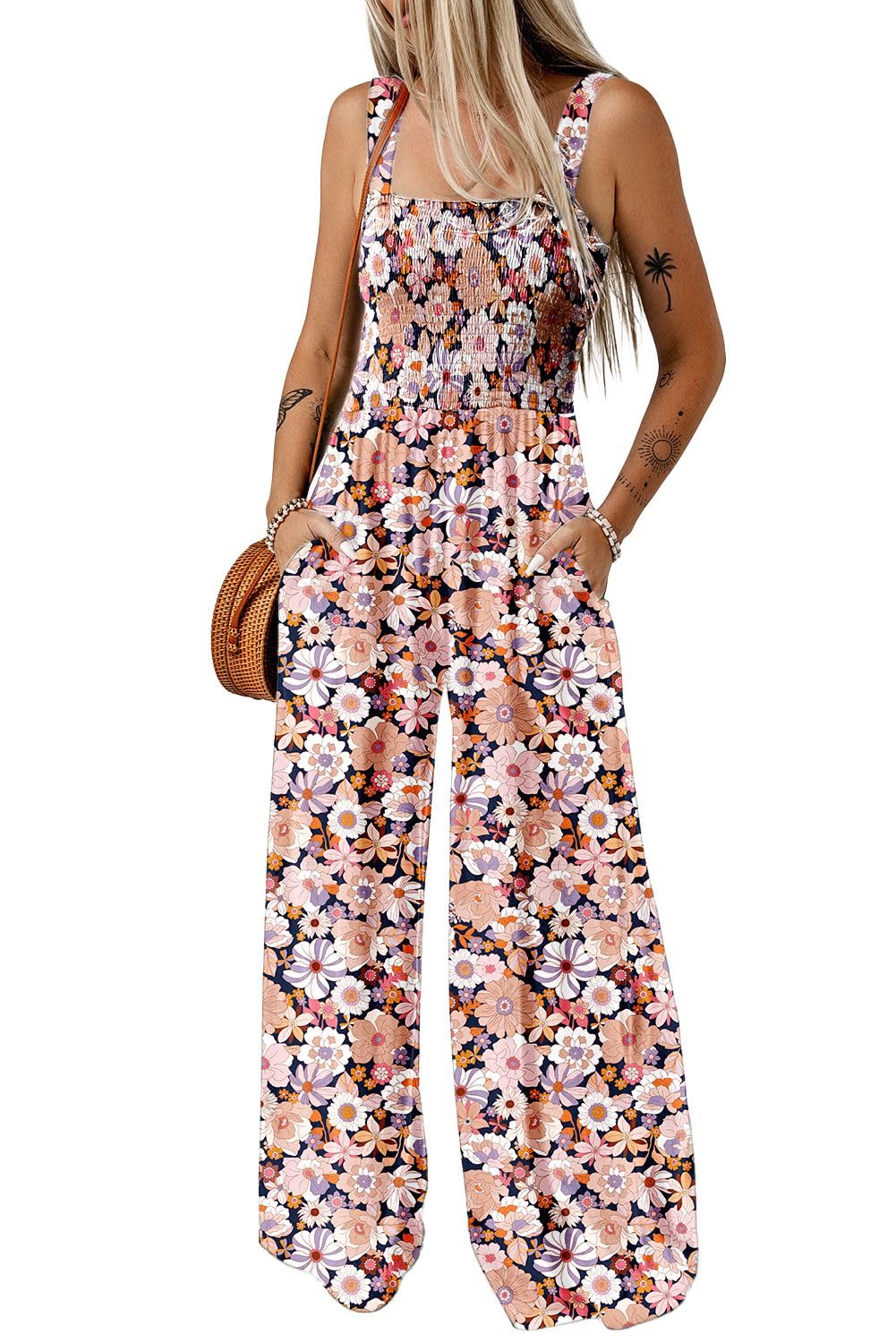 Mono Happy Sailed Dressy con Estampado Floral de Verano para Mujer - Venta Internacional