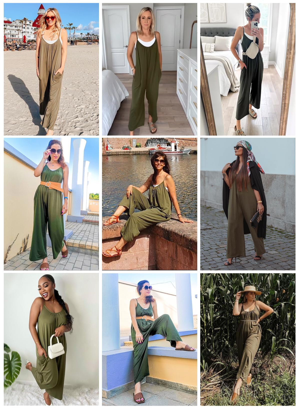 Foto 5 | Mono De Maternidad Happy Sailed Loose Green Small Para Mujer - Venta Internacional.