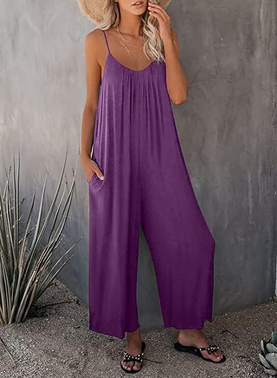 Foto 3 pulgar | Mono Happy Sailed 2025 De Verano Sin Mangas Para Mujer, Color Morado - Venta Internacional.