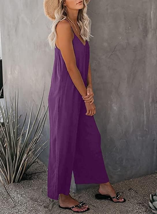 Foto 5 pulgar | Mono Happy Sailed 2025 De Verano Sin Mangas Para Mujer, Color Morado - Venta Internacional.