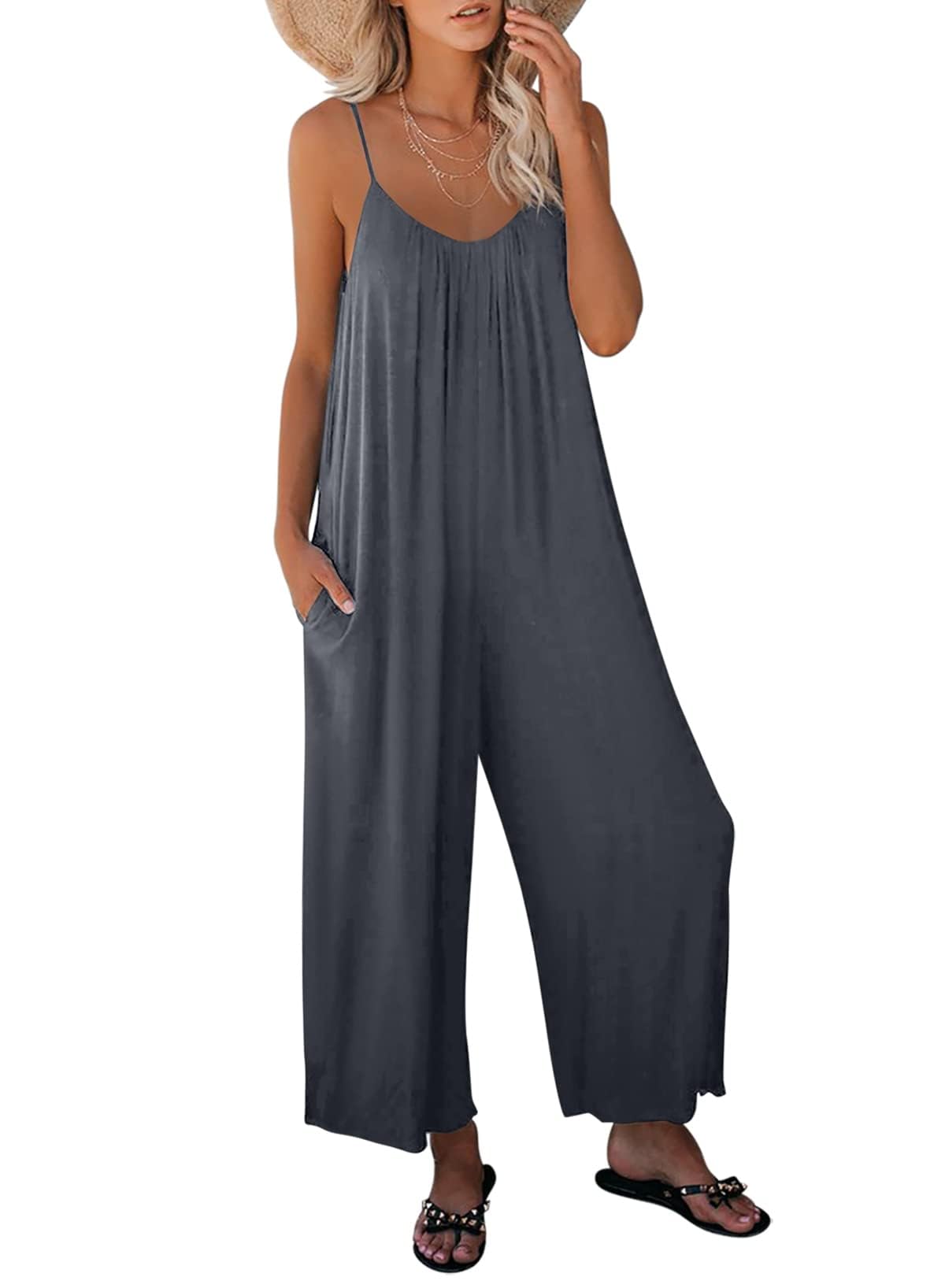 Foto 3 pulgar | Mono Happy Sailed Casual De Verano Sin Mangas Para Mujer - Venta Internacional.