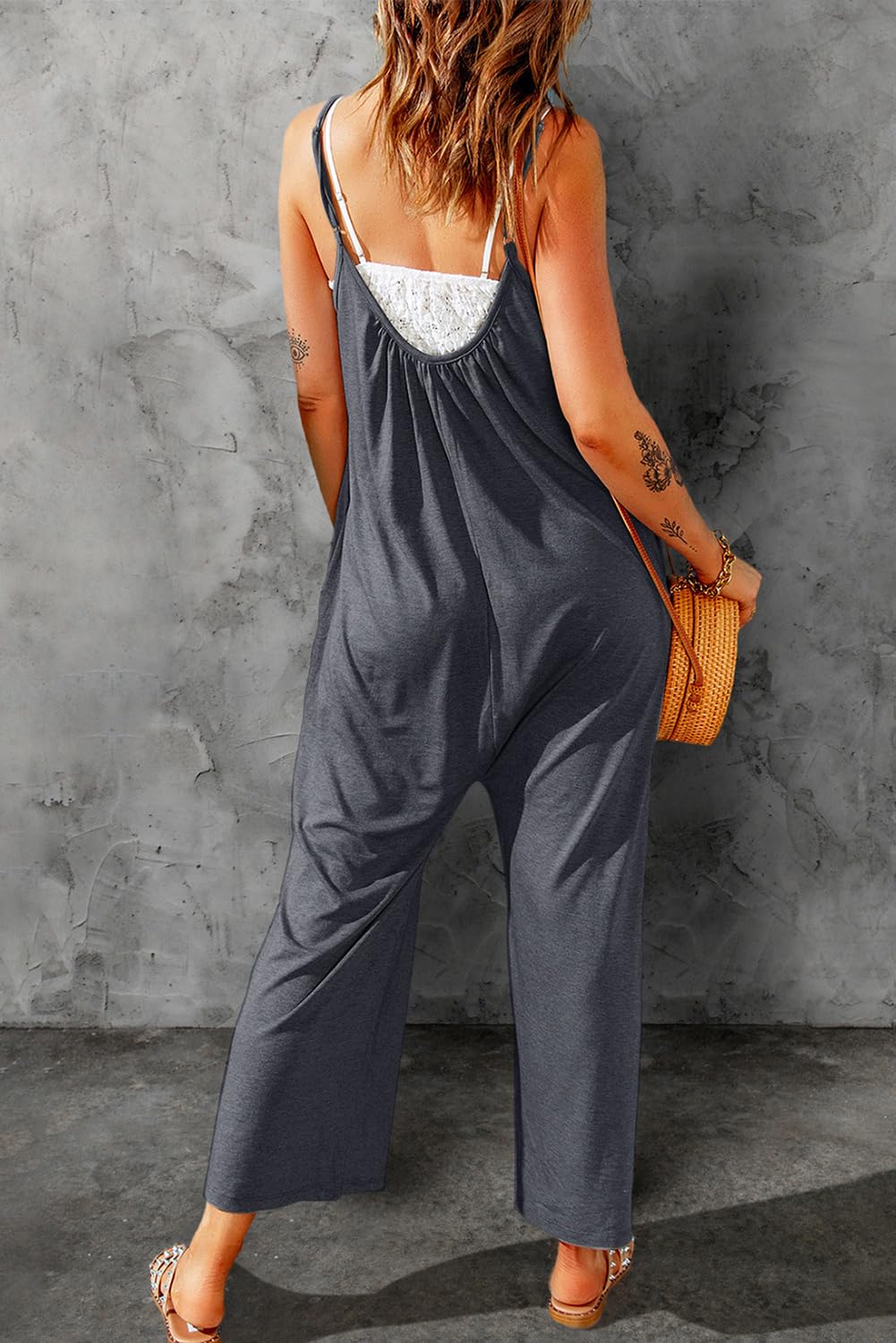 Foto 6 pulgar | Mono Happy Sailed Casual De Verano Sin Mangas Para Mujer - Venta Internacional.