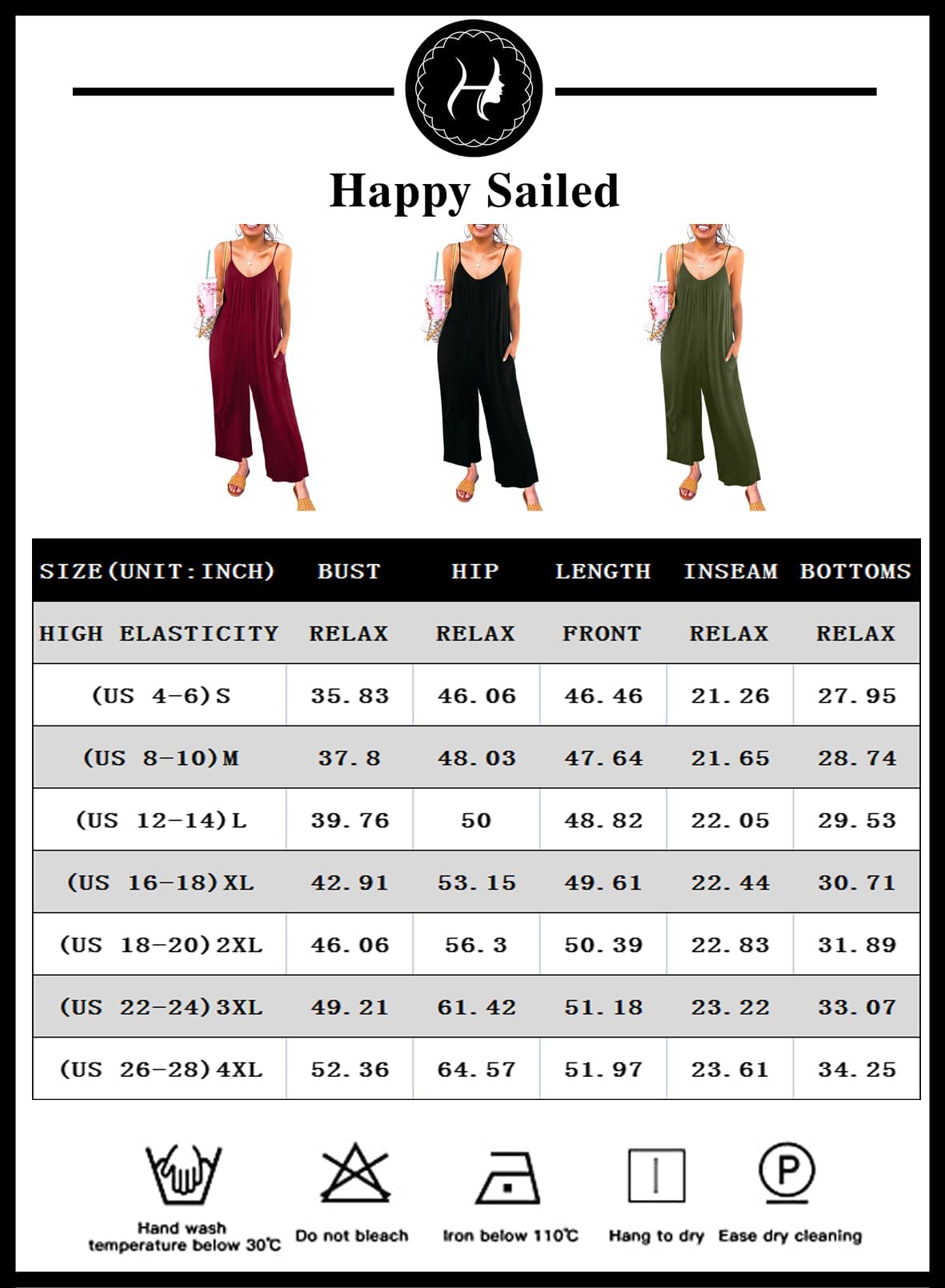 Foto 7 pulgar | Mono De Maternidad Happy Sailed, Holgado, Pernera Ancha, Azul, Talla M - Venta Internacional.