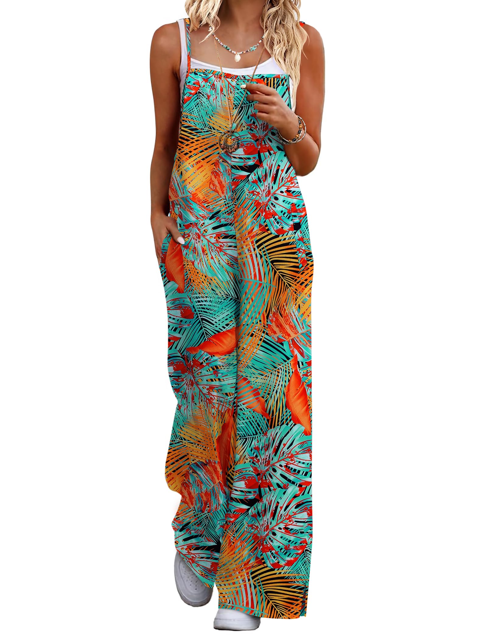 Foto 2 pulgar | Jumper Casual Ekouaer Estampado Floral para Mujer- Venta Internacional