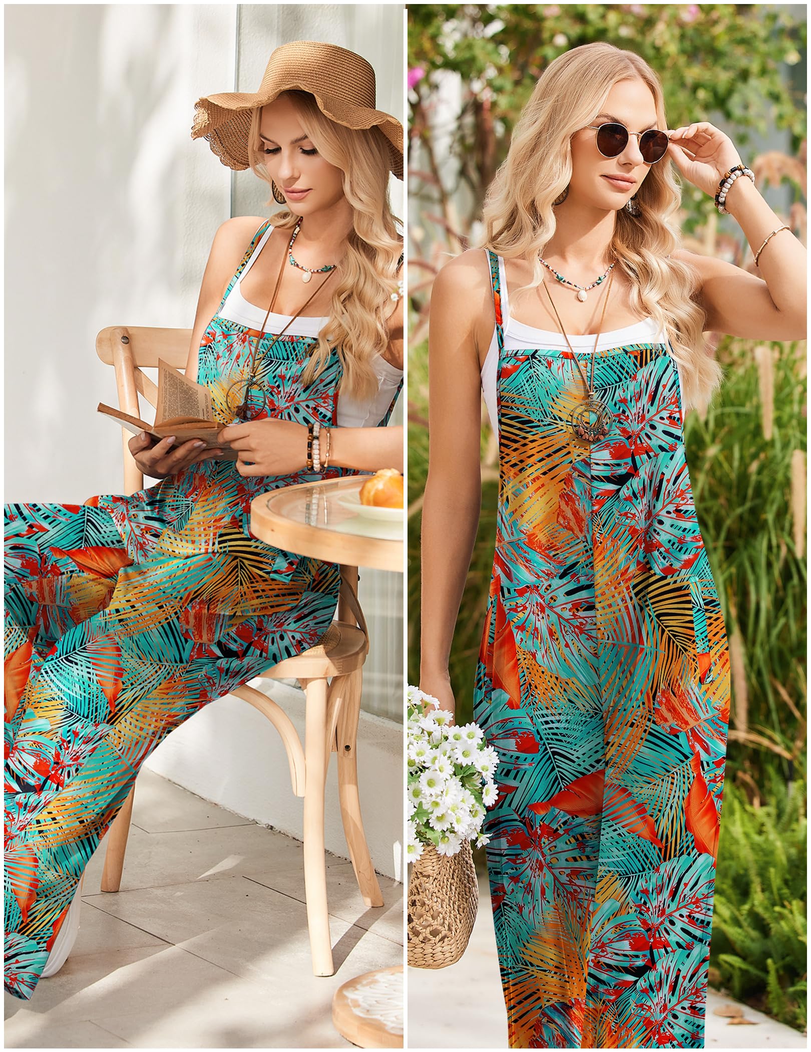 Foto 4 | Jumper Casual Ekouaer Estampado Floral para Mujer- Venta Internacional