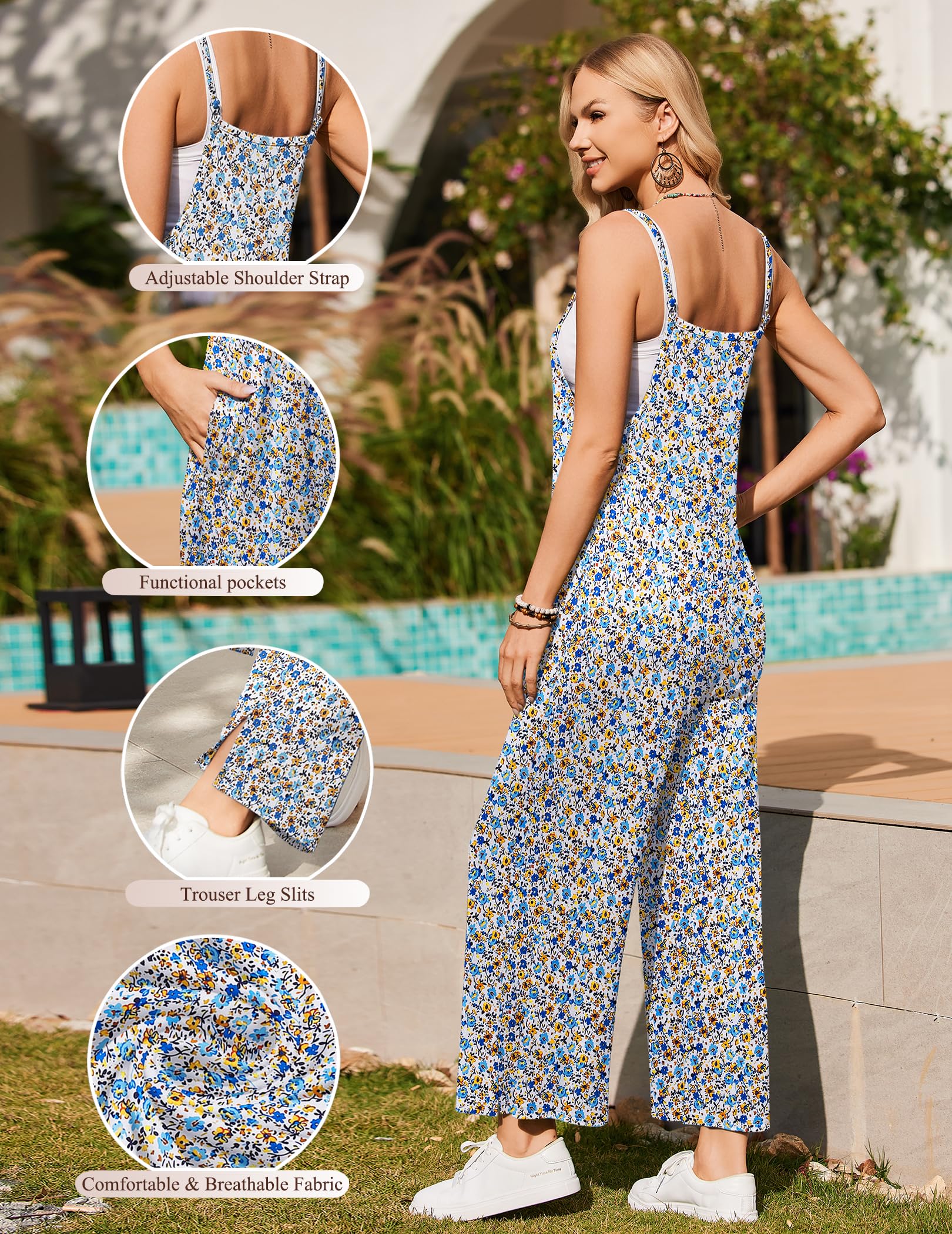 Foto 2 | Jumper Ekouaer Floral para Mujer- Venta Internacional