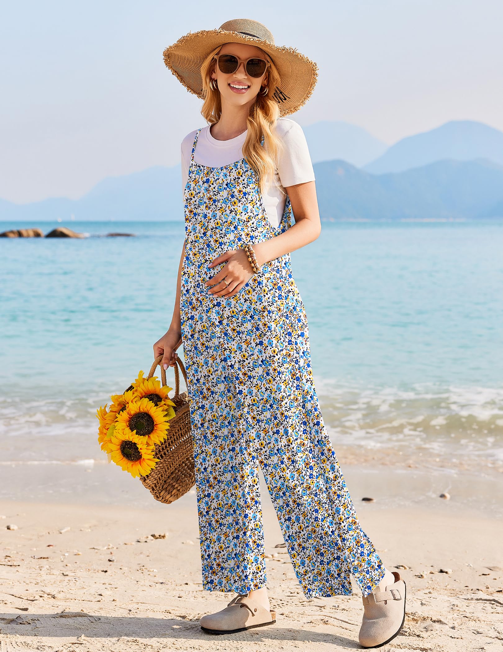 Foto 5 | Jumper Ekouaer Floral para Mujer- Venta Internacional