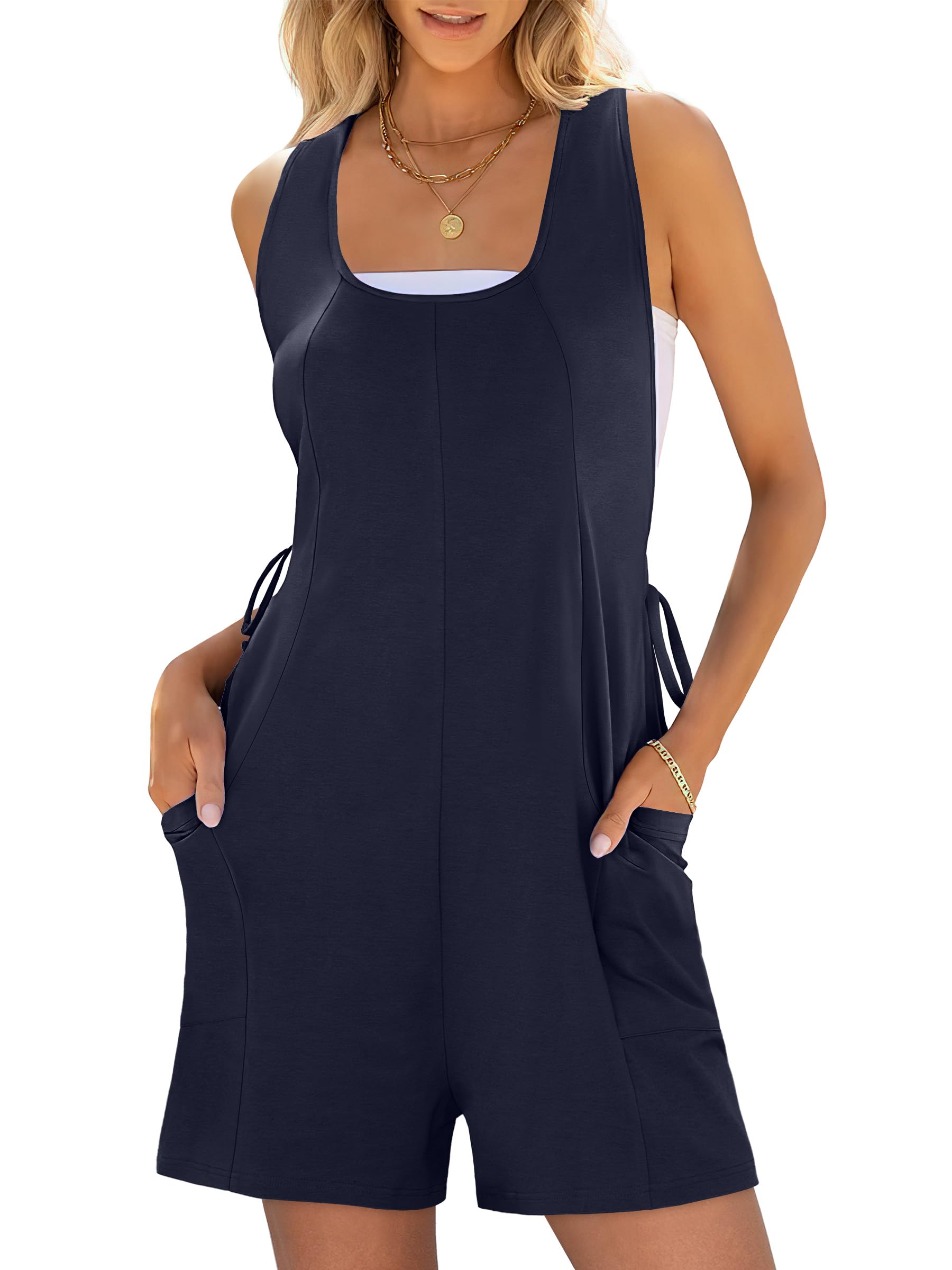 Foto 2 pulgar | Rompers Anrabess 2025, Casual, Holgado, Sin Mangas, De Verano, Para Mujer - Venta Internacional.