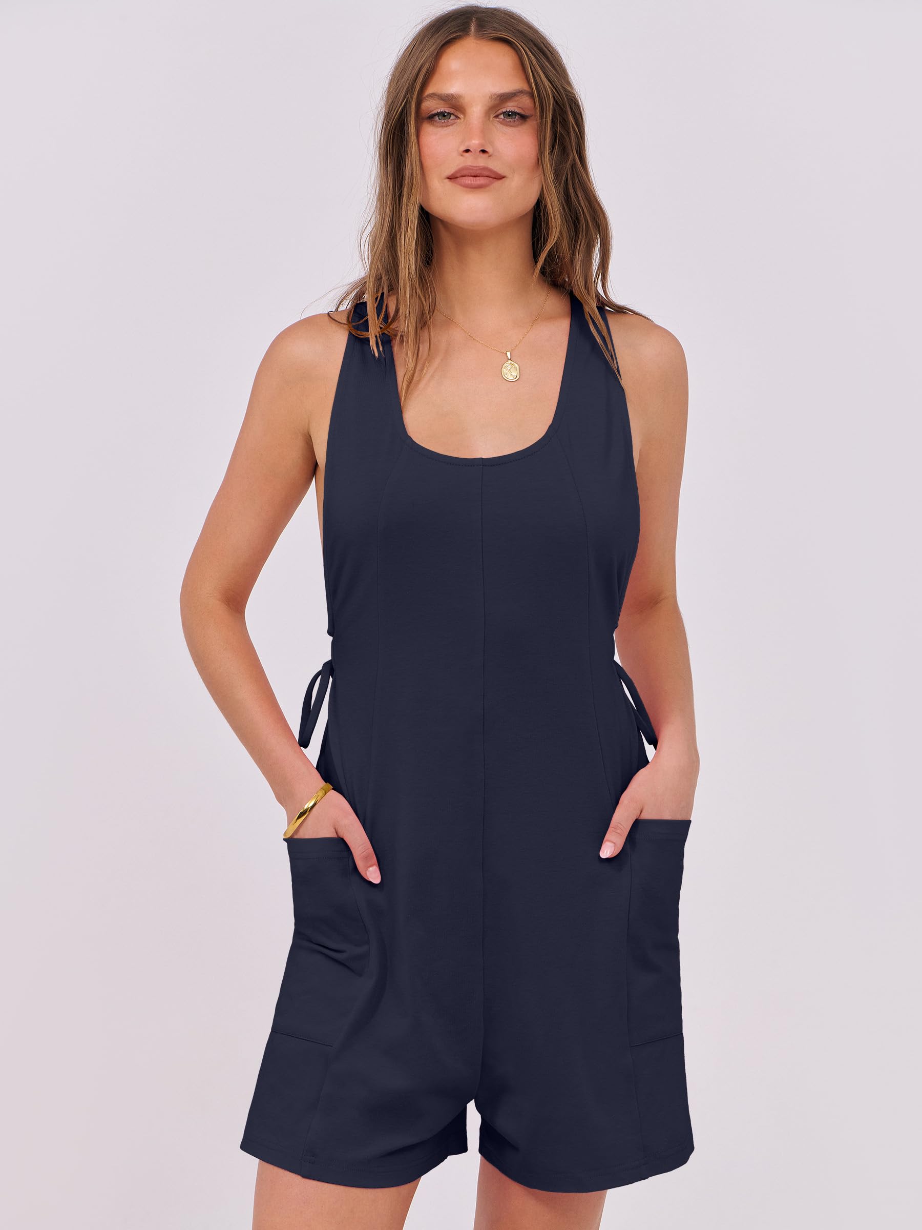 Foto 4 pulgar | Rompers Anrabess 2025, Casual, Holgado, Sin Mangas, De Verano, Para Mujer - Venta Internacional.