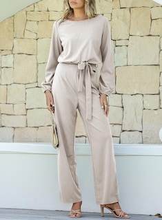 Foto 5 | Mono Happy Sailed Para Mujer, Casual, Holgado, Pernera Ancha, Gris, Talla S - Venta Internacional.