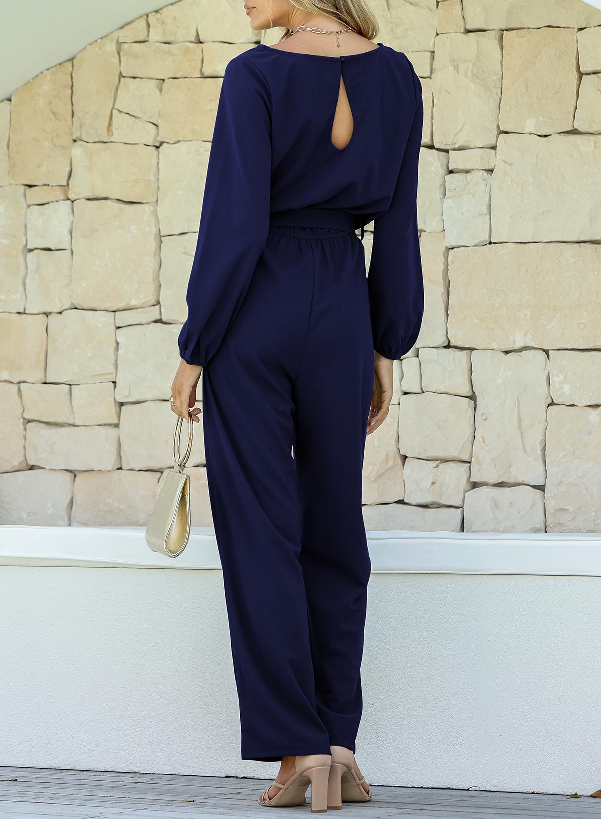Foto 2 | Mono Happy Sailed Para Mujer, Holgado, Manga Larga, Azul, Talla L - Venta Internacional.