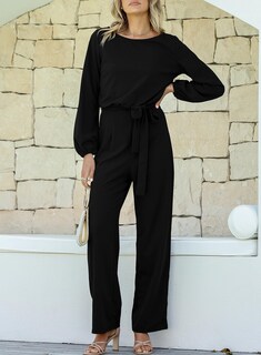Foto 4 | Mono Happy Sailed Para Mujer, Casual, Holgado, Manga Larga, 2xl, Negro - Venta Internacional.