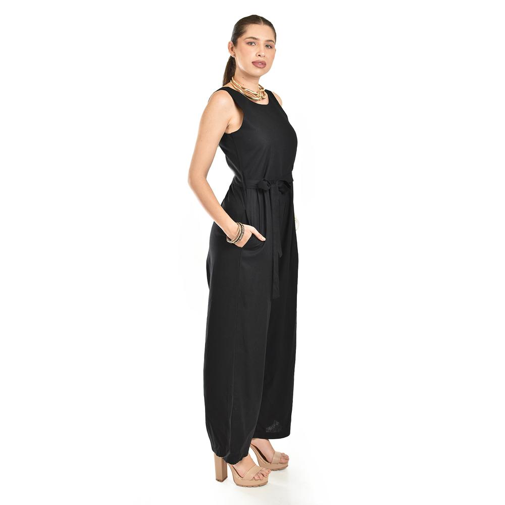 Foto 3 pulgar | Palazzo Pierna Ancha Roman Fashion /juvenil, 837 (negro) Negro