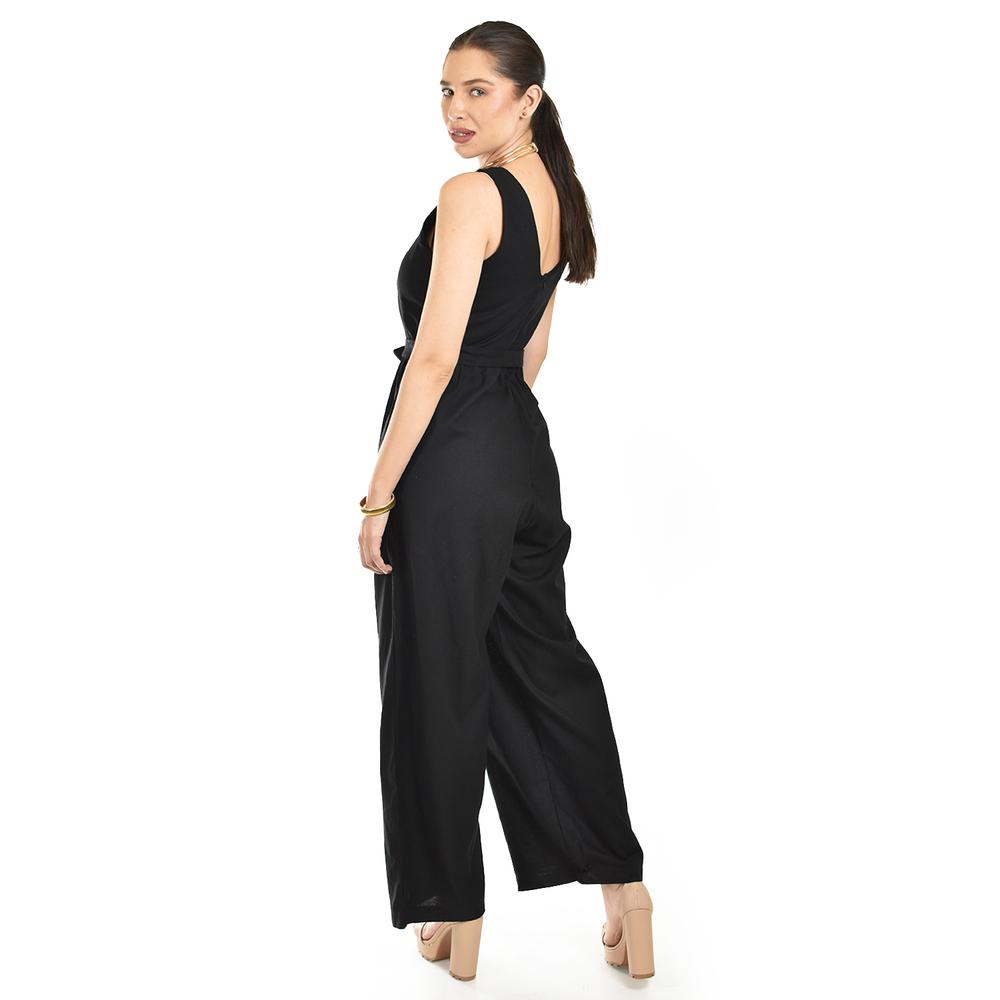 Foto 4 pulgar | Palazzo Pierna Ancha Roman Fashion /juvenil, 837 (negro) Negro