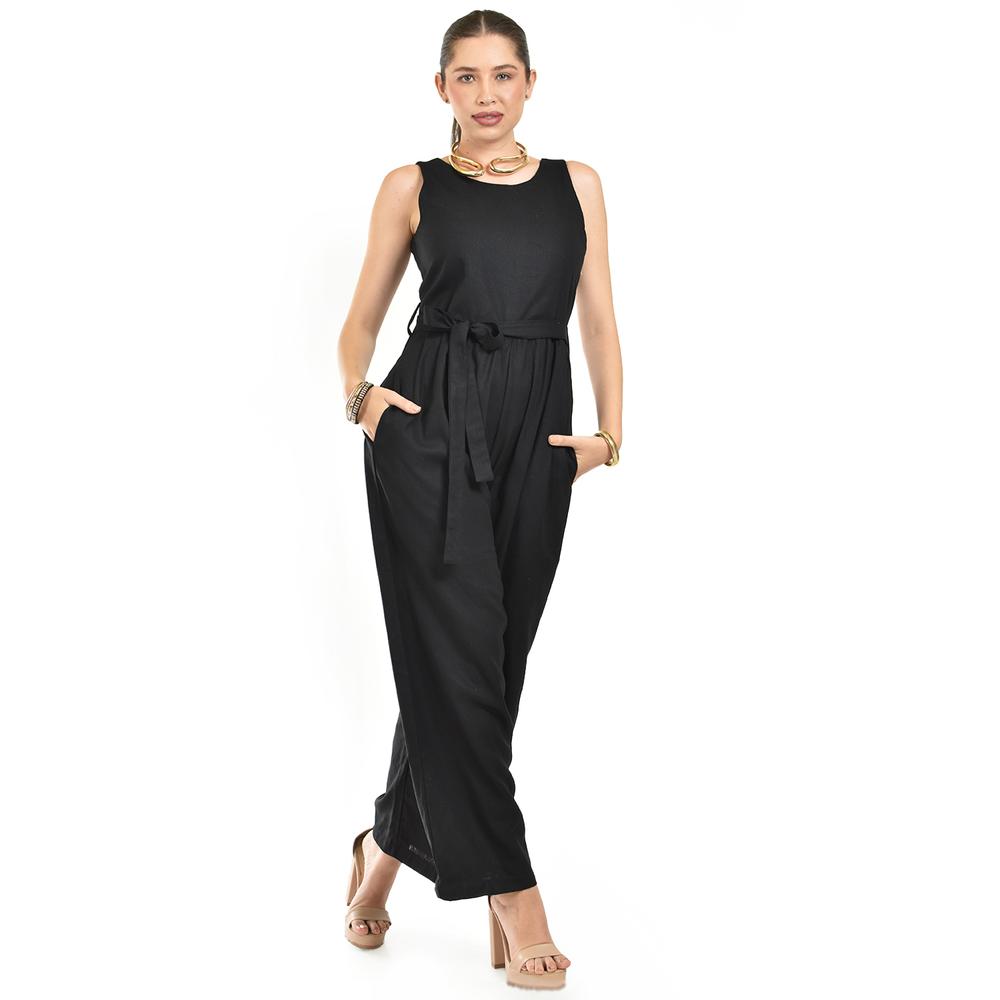 Foto 5 pulgar | Palazzo Pierna Ancha Roman Fashion /juvenil, 837 (negro) Negro