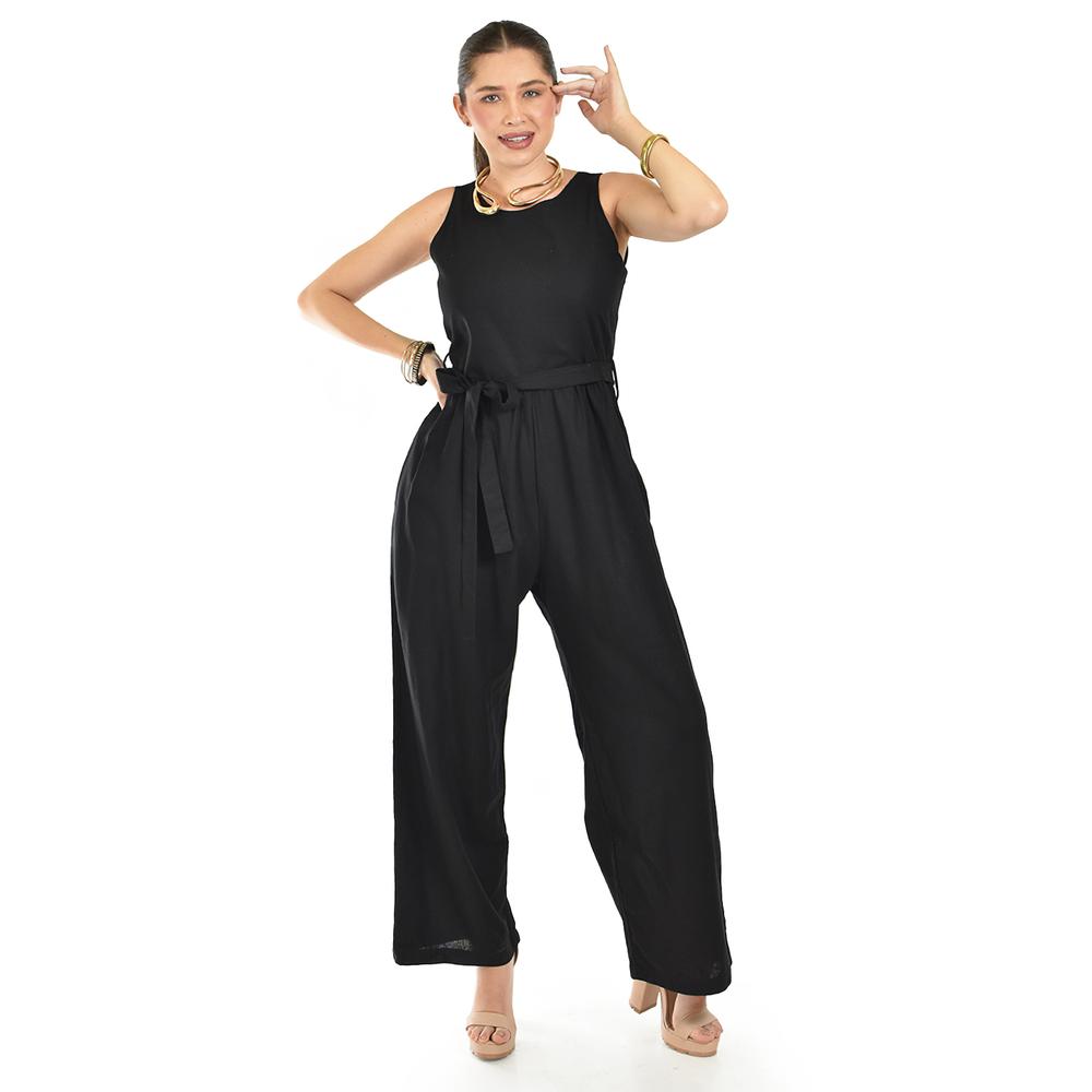 Foto 6 pulgar | Palazzo Pierna Ancha Roman Fashion /juvenil, 837 (negro) Negro