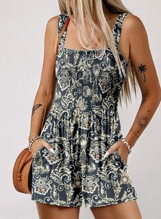 Foto 2 | Monos Tipo Mameluco Dokotoo 2025, Estampado A La Moda, Gris, Para Mujer - Venta Internacional.