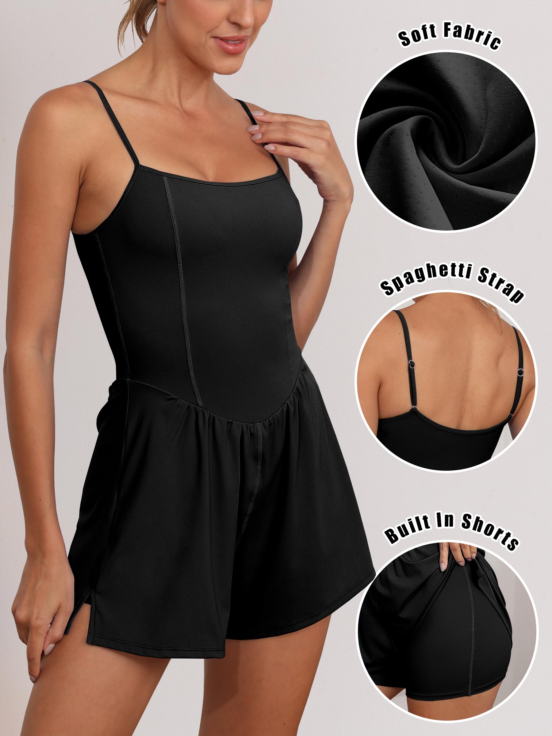 Foto 5 pulgar | Mono Anrabess Para Mujer, Verano, Sin Mangas, Negro, Talla Xl - Venta Internacional.