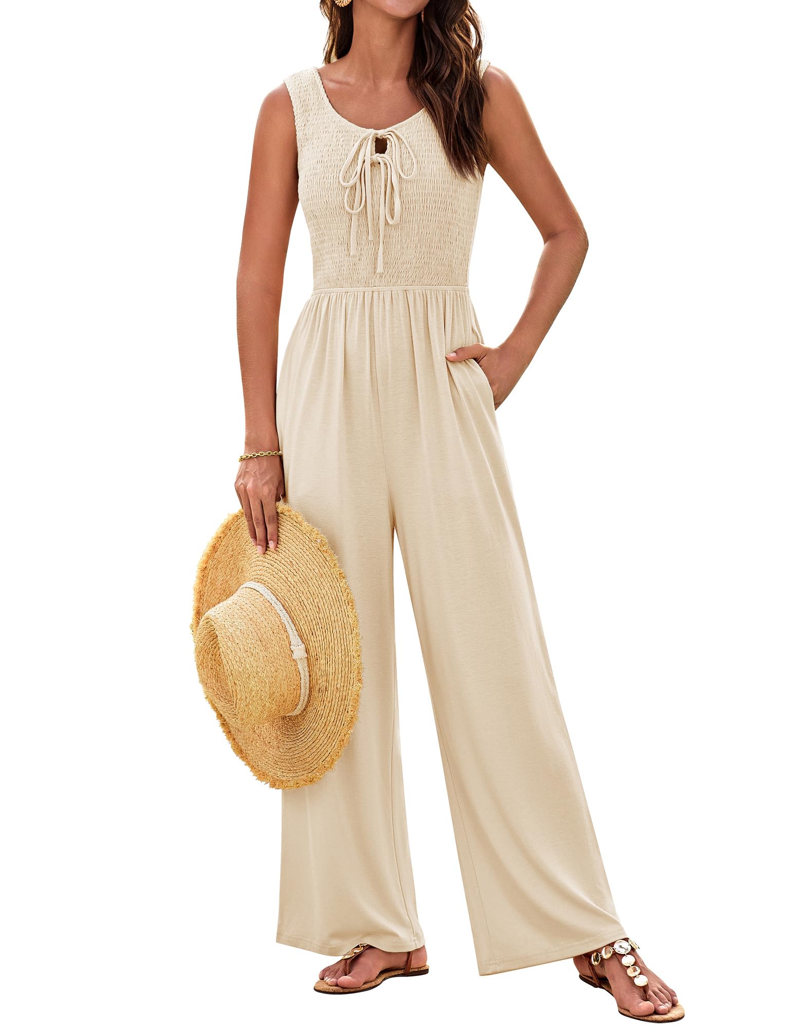Foto 1 | Mono Grace Karin, Holgado, Para Mujer, Con Frente Fruncido, Caqui, Talla M - Venta Internacional.