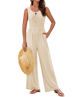 Foto 1 | Mono Grace Karin, Holgado, Para Mujer, Con Frente Fruncido, Caqui, Talla M - Venta Internacional.
