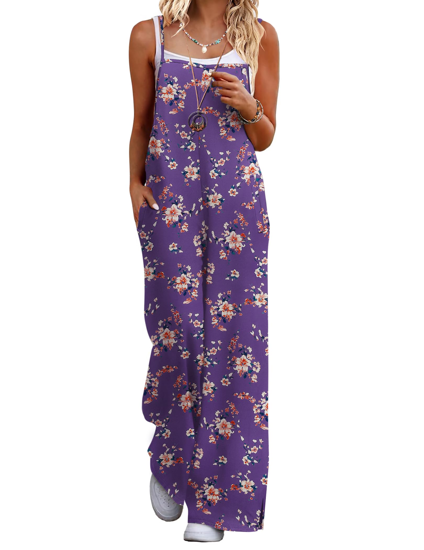 Mono Ekouaer Para Mujer, Estilo Bohemio, Con Pernera Ancha Y Bolsillos, Estilo Bohemio - Venta Internacional.