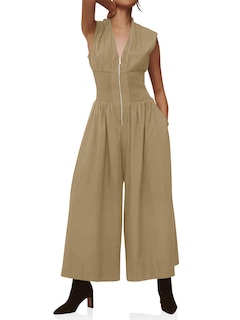 Foto 1 | Mono Cicky Bell Para Mujer, Cuello En V, Casual, Elegante, De Verano - Venta Internacional.