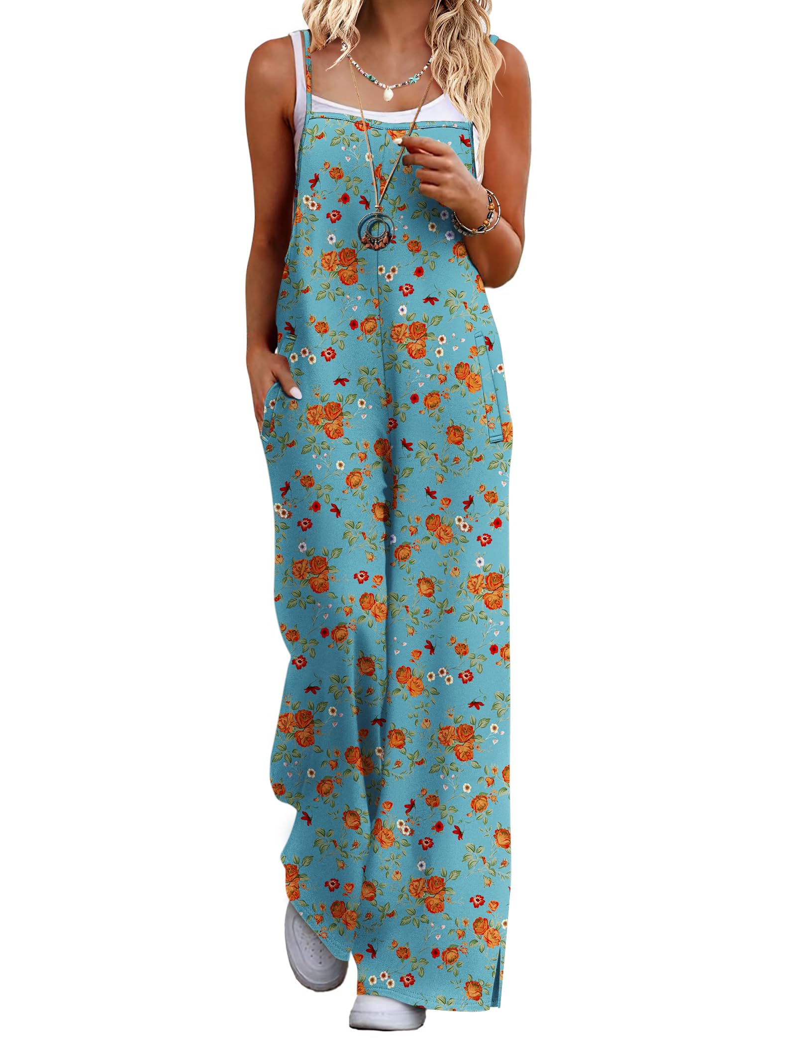 Mono Ekouaer Para Mujer, Estilo Bohemio, Con Pernera Ancha Y Bolsillos, Estilo Bohemio - Venta Internacional.