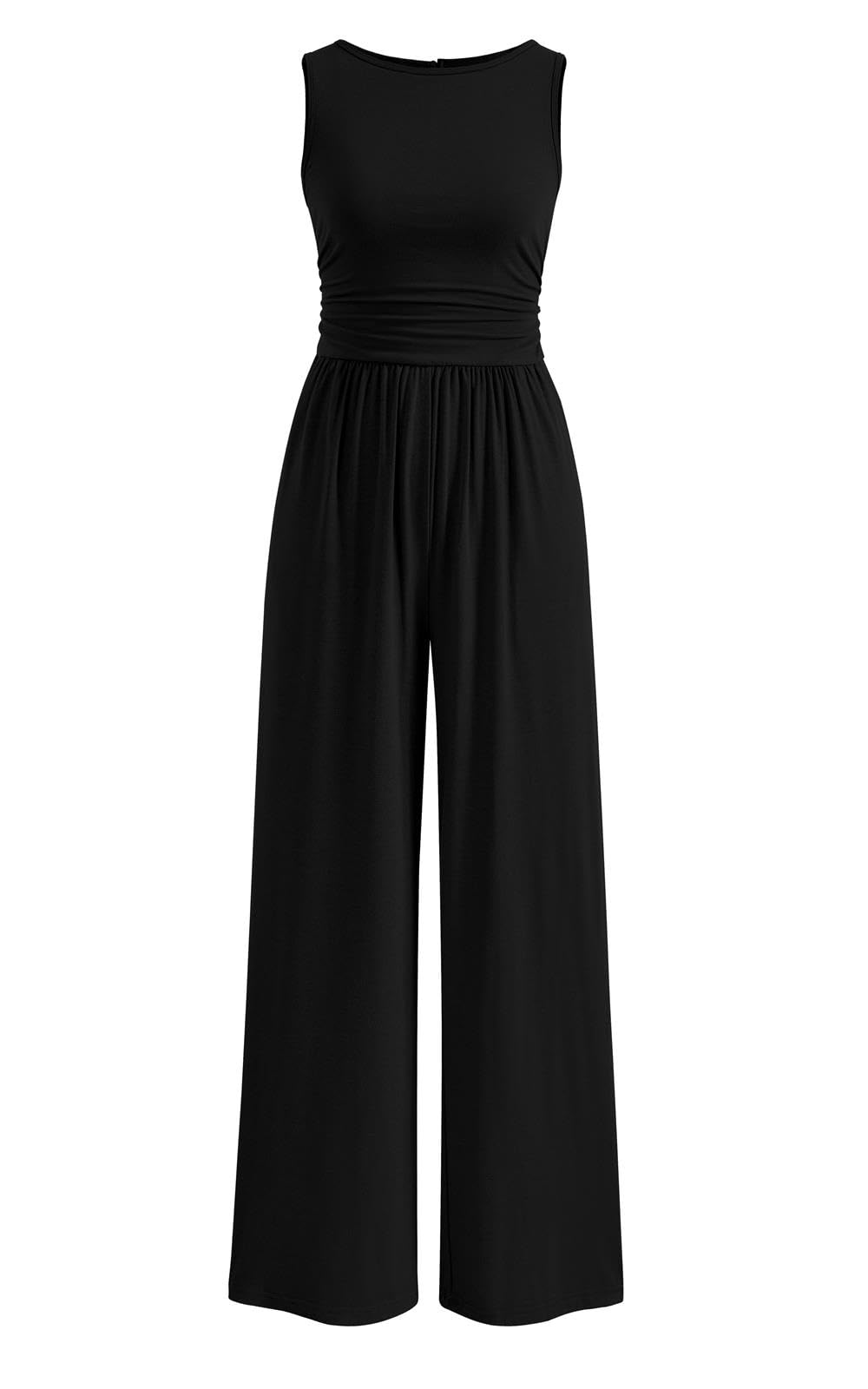 Mono Prettygarden De Una Pieza Para Mujer Sin Mangas, Color Negro - Venta Internacional.