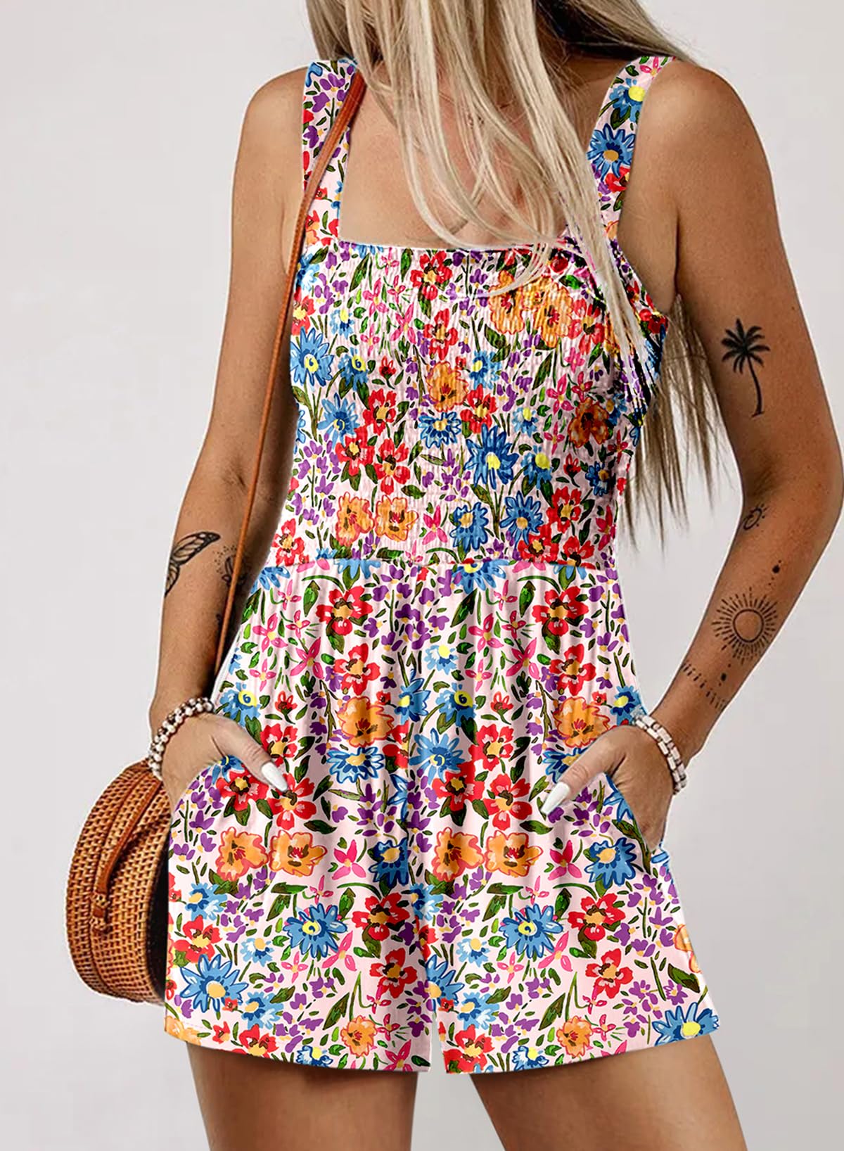 Foto 3 pulgar | Monos Tipo Mameluco Dokotoo Summer Para Mujer, Multicolor - Venta Internacional.