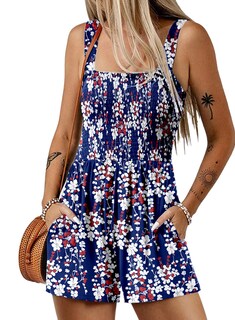 Foto 1 | Monos Tipo Mameluco Dokotoo Summer Para Mujer, Color Azul Marino, Talla L - Venta Internacional.