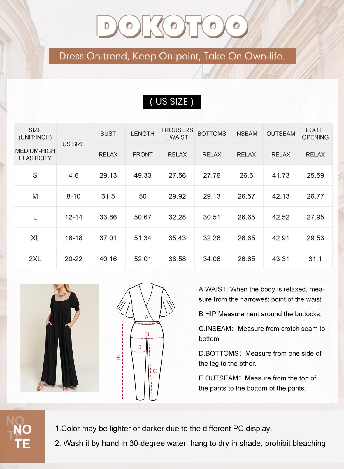 Foto 6 | Mono Dokotoo Lady Dressy De Una Pieza Para Verano De 2025, Talla Grande - Venta Internacional.